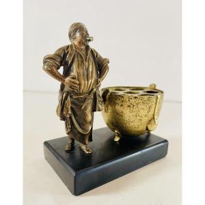 Cigar Holder, Butcher's Pyrogen—bronze